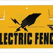 Thunderbird Electric Fence Warning Sign EF-15